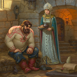 Иллюстрация к былине "Илья Муромец"