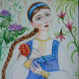 К сказке "Аленький цветочек"