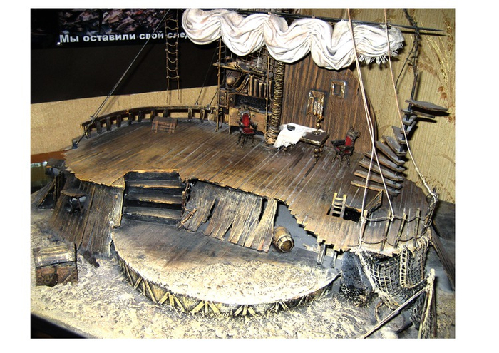 Макет к острову сокровищ  