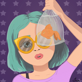 Девочка и золотая рыбка