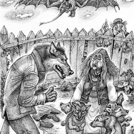 Из иллюстраций к рассказам фэнтези