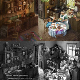 У бабушки в гостях