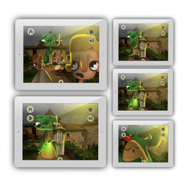 Иллюстрации к интерактивной книге - сказка про великана Боба