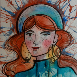 портрет девушки 