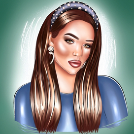 Портрет брюнетки 