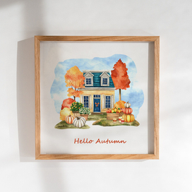 Осенний домик