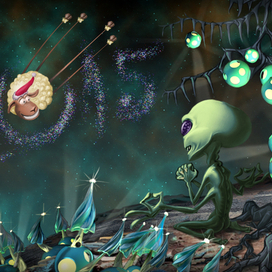 Открытка для Star Age к Новому году