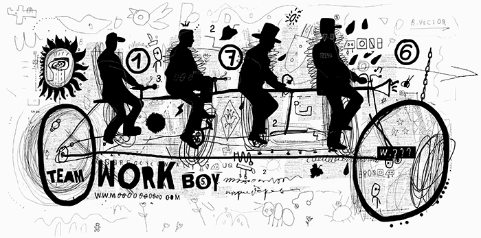 Мультиместный велосипед