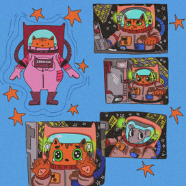 мини комикс "У меня лапки" 