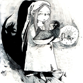 черная курица