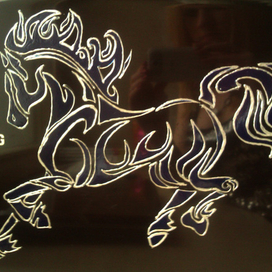 Витраж на ноутбуке