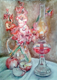 Натюрморт с керосинкой