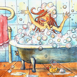 Веселое купание