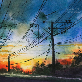 Вдоль железной дороги