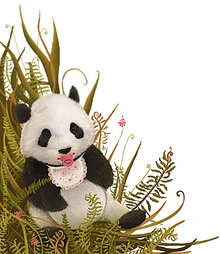 иллюстрация к сказке о малышке-пандочке:) в "Домашний очаг"