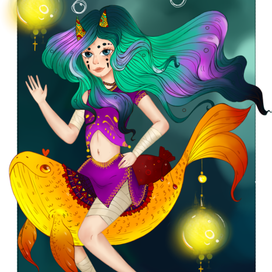 Морская  всадница