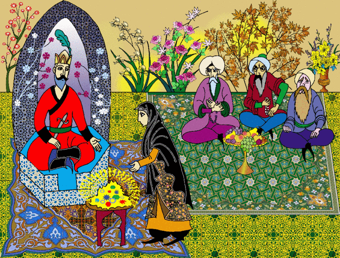 Иллюстрация к сказке "Волшебная лампа Аладдина"