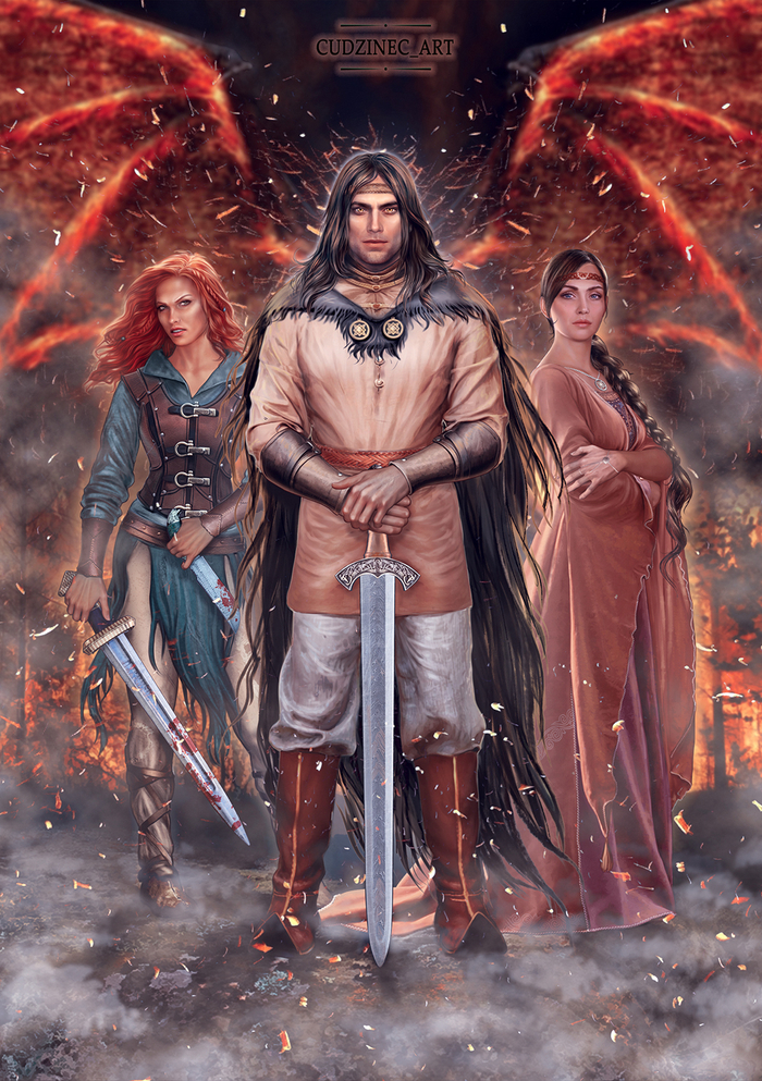 Обложка-постер к роману