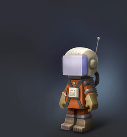 концепт космонавта