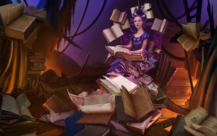 Книжная дама. Локация.