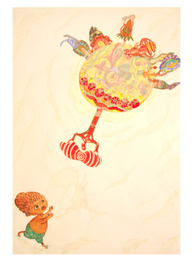 эскиз к стихотворению уолтера де ла мера "песня сна"