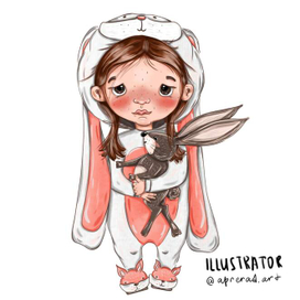 Девочка в кигуруми 