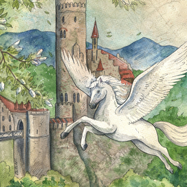 Серия "Крылатые лошади"