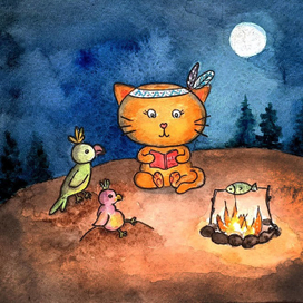 Сказочный кот