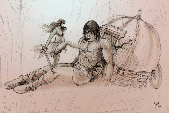 Старый набросок к интерпритации..-Золушка!)))