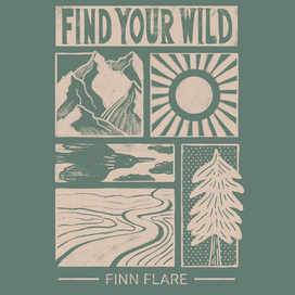 Принт Find your wild
