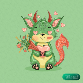 5 Иллюстрация из серии "Монстрик Тибуташка"