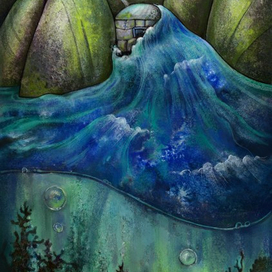  Иллюстрация к рассказу "Папа и море"