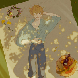 Мальчик с волосами цвета льна