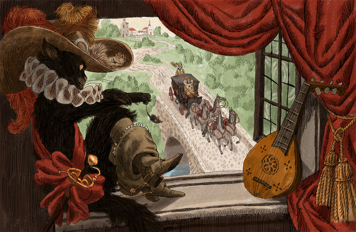 "Кот в сапогах" Ш.Перро для изд KADIMAH