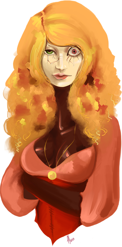 Концепт-арт персонажа к комиксу