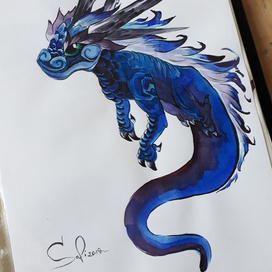 Лазурный дракончик