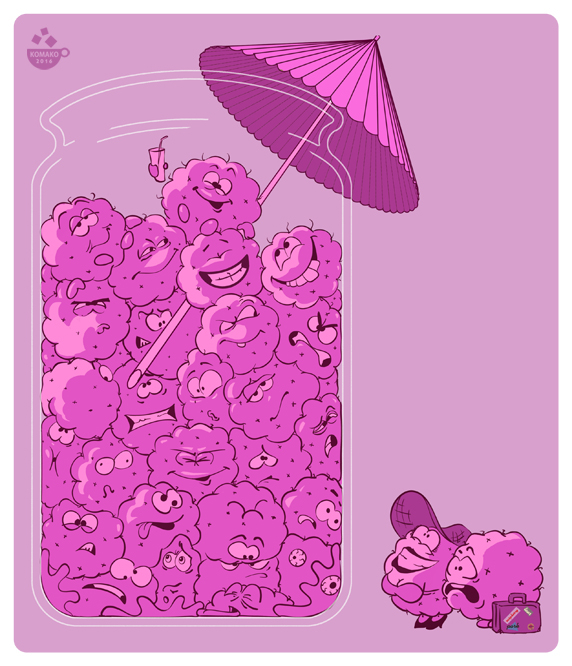 жизнь в малине медом не покажется