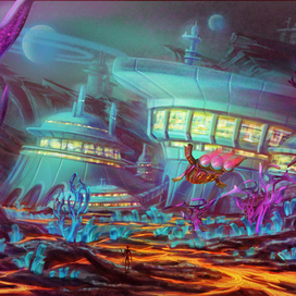 Инопланетный пейзаж