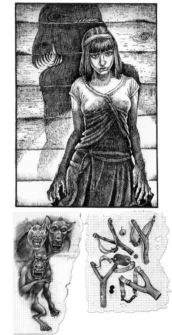  "Маленькая девочка с глазами волчицы"... Таня волкодлак. 