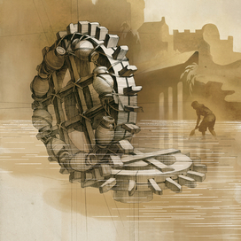 1700 лет до н.э. водоподъемное колесо