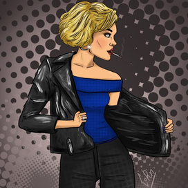 девушка с сигаретой