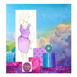 Эскиз для модной коллекции