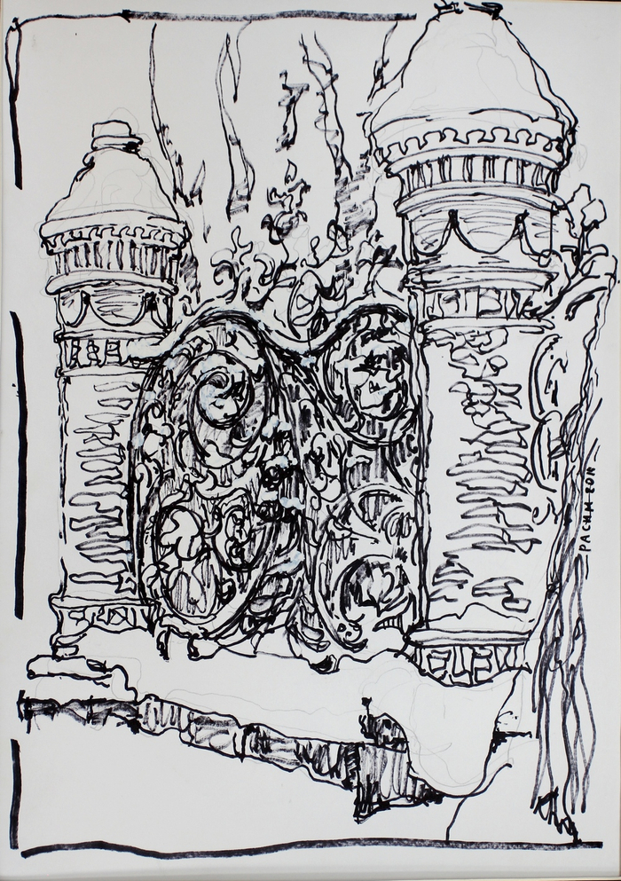 Зима в Питере "Михайловский сад"