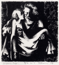 Иллюстрация к трагедии в.Шекспира "Король Лир"