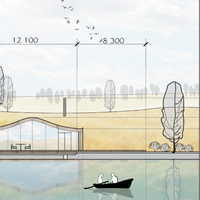 Фасад Мангальных домиков