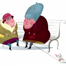 бабушки с собачкой