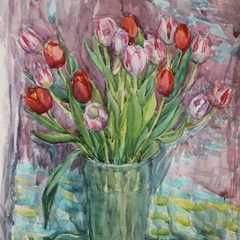 Тюльпаны. Фрагмент