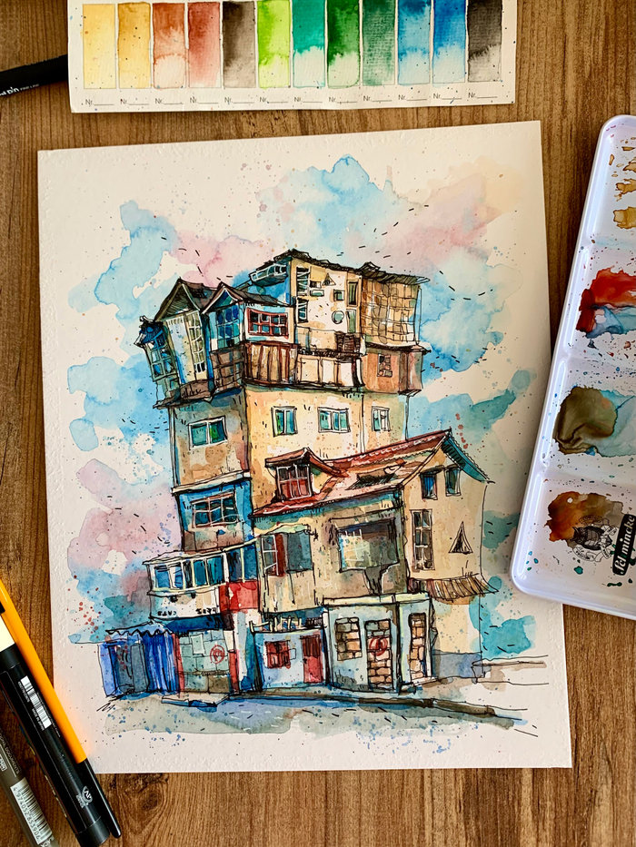 Реальный дом в Китае