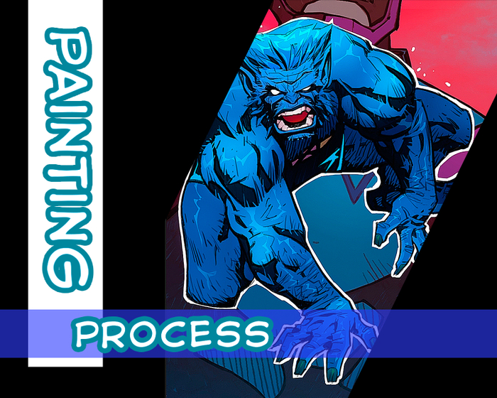 Зверь. Процесс покраски