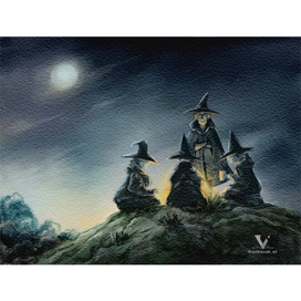 Иллюстрация к книге Терри Пратчетта "Ведьмы за границей"